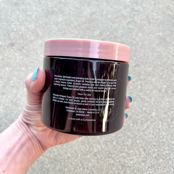 NEW Josie Maran Whipped Argan Oil Butter Luxury Large 13.5 oz Sugar Plum Yum - Picture 4 of 6